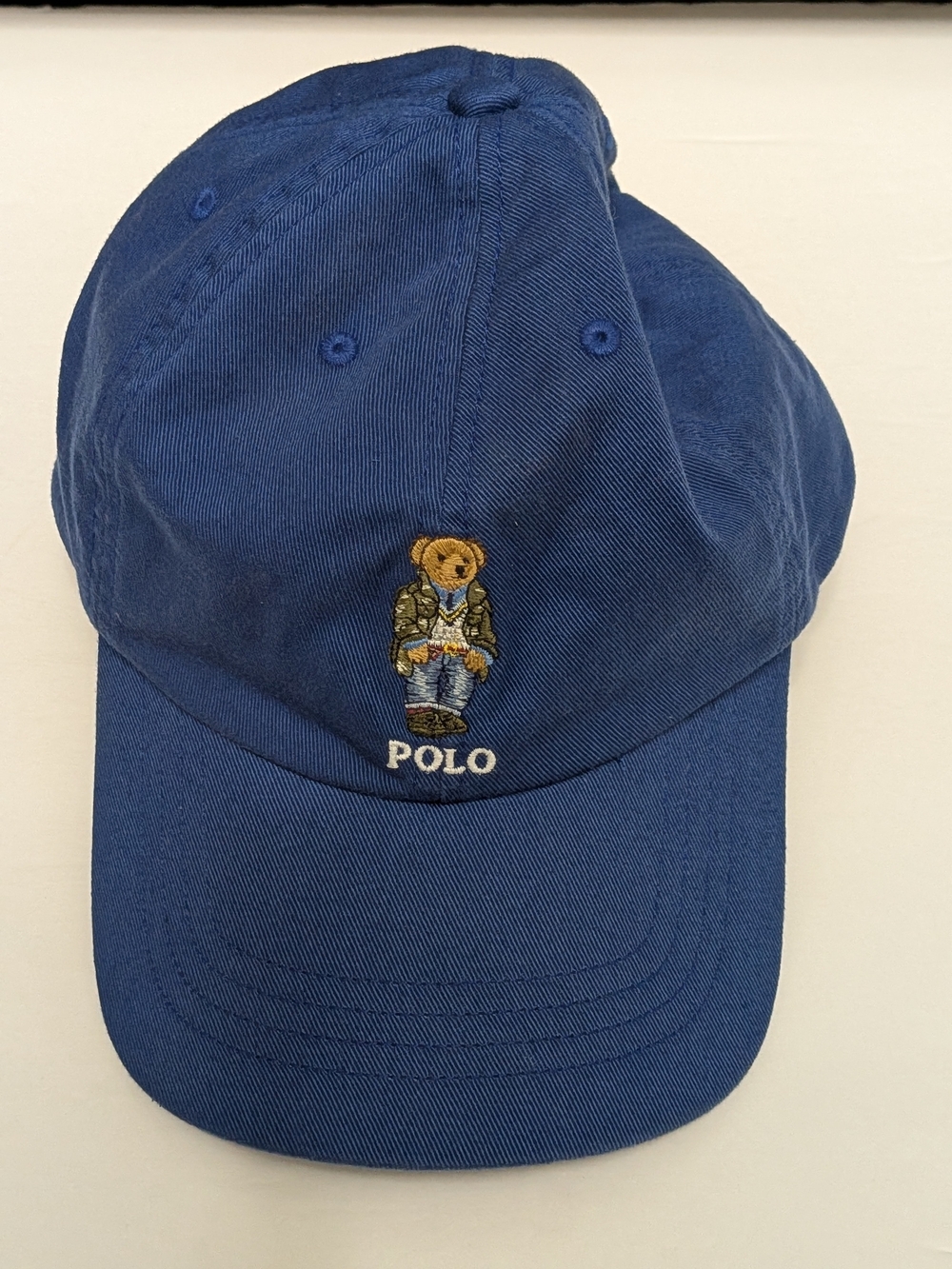 Polo by Ralph Lauren Blue Bear Embroidered Kids Cap